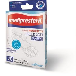 CEROTTI ASSORTITI MEDIPRESTERIL DELICATI TNT 20 PEZZI