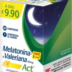 MELATONINA+FORTE 5 COMPLEX E VALERIANA ACT 60 COMPRESSE