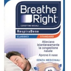 CEROTTI NASALI BREATHE RIGHT CLASSICI 10 PEZZI