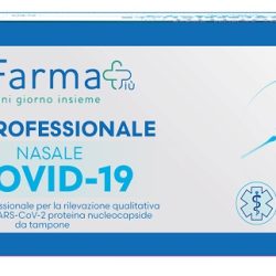 TEST ANTIGENICO RAPIDO COVID-19 NASALE RILEVAZIONE QUALITATIVA ANTIGENI SARS-COV-2 IN TAMPONI NASALI 20 PEZZI USO PROFESSIONALE SOFARMAPIU'