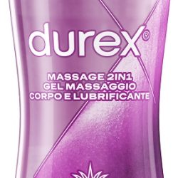 DUREX MASSAGE 2 IN 1 GEL MASSAGGIO CORPO E LUBRIFICANTE ALOE VERA 200 ML