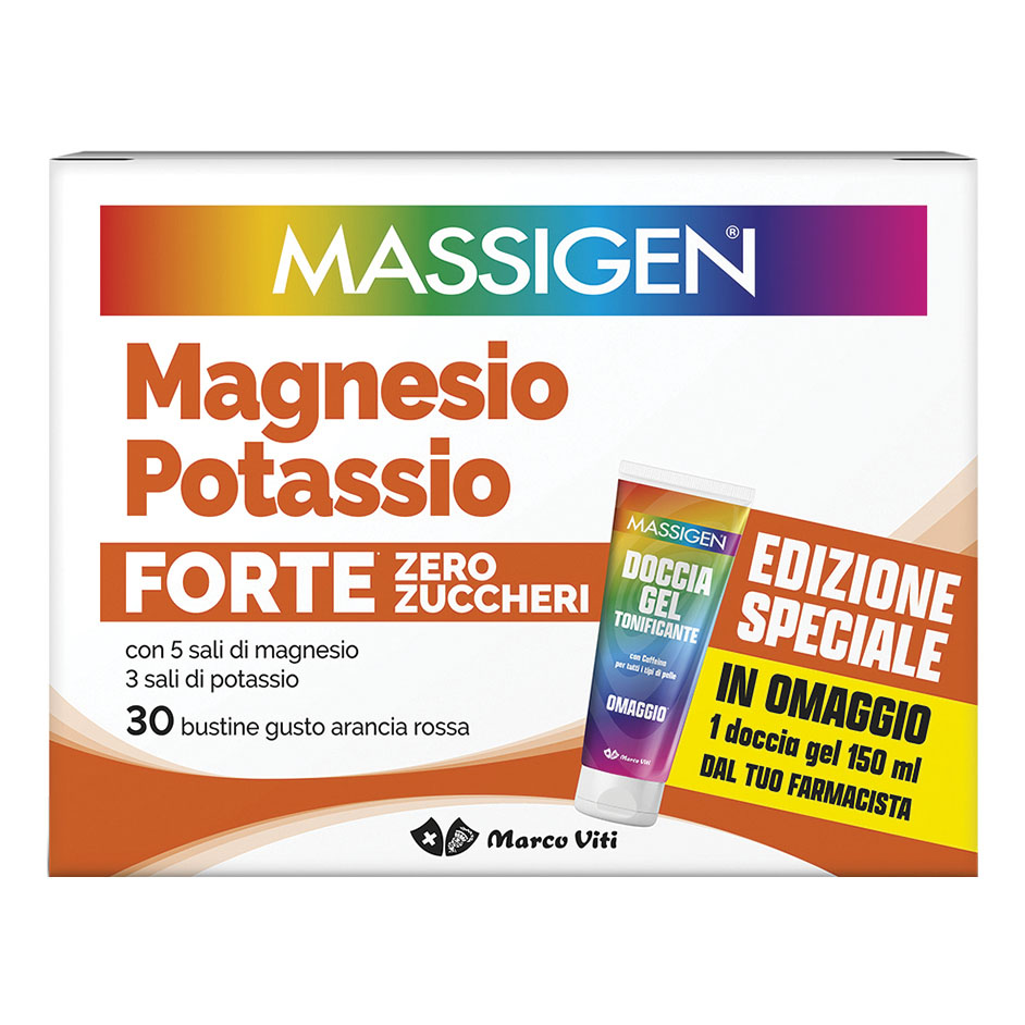 MASSIGEN MAGNESIO POTASSIO FORTE 30 BUSTINE EDIZIONE SPECIALE 2025