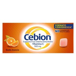 CEBION MASTICABILE ARANCIA 40 COMPRESSE