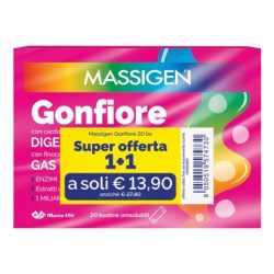 MASSIGEN GONFIORE 20 BUSTINE OROSOLUBILI 1+1