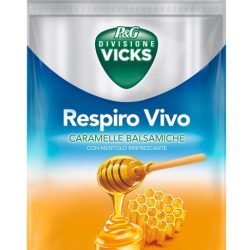 VICKS RESPIRO VIVO CARAMELLE BALSAMICHE MIELE 72 G CON EDULCORANTI