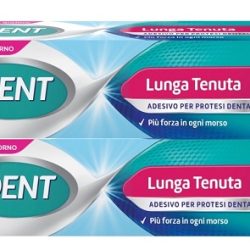 ADESIVO PROTESI DENTALI POLIDENT LUNGA TENUTA 2 TUBETTI X 70 G