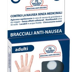 BRACCIALE ANTI NAUSEA PER ADULTI P6 NAUSEA CONTROL 2 PEZZI