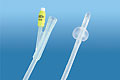 CATETERE FOLEY CH18 PUNTA CHIUSA 2 VIE 2 FORI LATERALI IN LATTICE RICOPERTO DI SILICONE 1 PEZZO