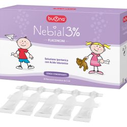 NEBIAL FLACONCINI SOLUZIONE SALINA IPERTONICA DI SODIO CLORURO AL 3% CON ACIDO IALURONICO 20X5 ML