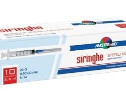 SIRINGA PER VENIPUNTURA MASTER-AID 5 ML GAUGE 23 10 PEZZI