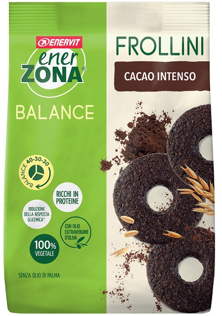 2x ENERZONA FROLLINI GUSTO FONDENTE INTENSO 250 G