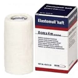 BENDA ELASTICA AUTOADESIVA ELASTOMULL HAFT COMPRESSIONE FORTE 8X400 CM