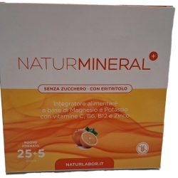 NATURMINERAL + 30 BUSTINE DA 5,6 G NATURLABOR SENZA ZUCCHERO CON ERITRITOLO SENZA GLUTINE CON EDULCORANTI
