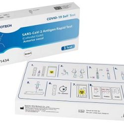TEST ANTIGENICO RAPIDO COVID-19 AUTODIAGNOSTICO DETERMINAZIONE QUALITATIVA ANTIGENI SARS-COV-2 IN TAMPONI NASALI MEDIANTE IMMUNOCROMATOGRAFIA