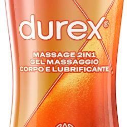 DUREX MASSAGE 2 IN 1 GEL MASSAGGIO CORPO E LUBRIFICANTE YLANG YLANG 200 ML