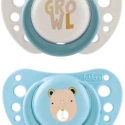 CHICCO SUCCHIETTI AIR AZZURRO SILICONE 2-6 MESI 2 PEZZI