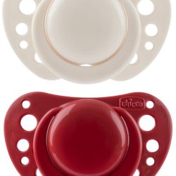 CHICCO SUCCHIETTI AIR ROSSO SILICONE 6-16 MESI 2 PEZZI