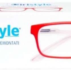 OCCHIALE DA LETTURA PREMONTATO IRISTYLE EVO TOUCH RED 2,0